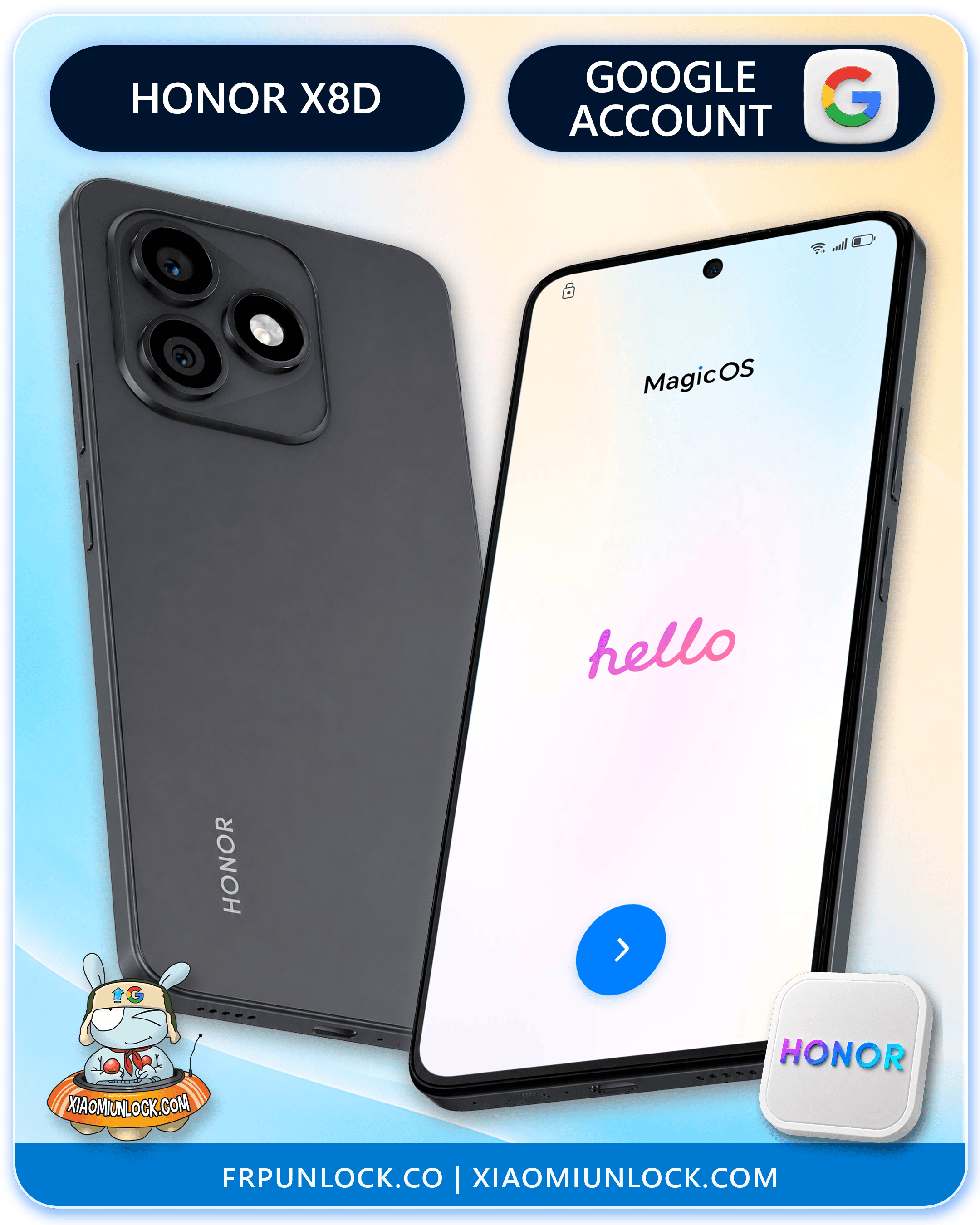 Eliminar Cuenta Google Honor X8D